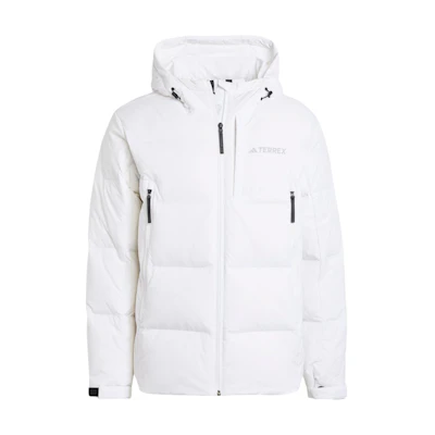 adidas FW24 XPLORIC Goose Down Jacket White - Windproof Warm Outdoor Casual IX5622