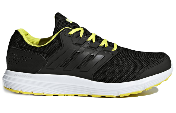 Lookbook adidas 銀河系列4 運動 耐磨防滑 低筒 跑步鞋 男款 黑黃
