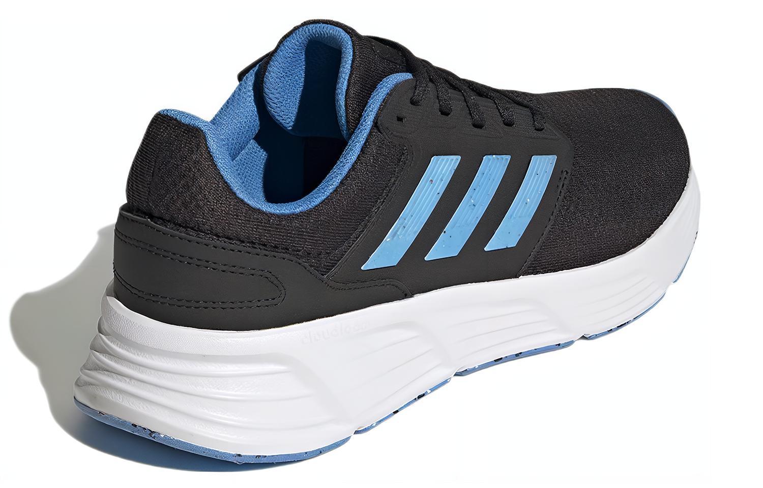 Shop adidas galaxy 耐磨透氣 低筒 跑步鞋 男款 黑藍