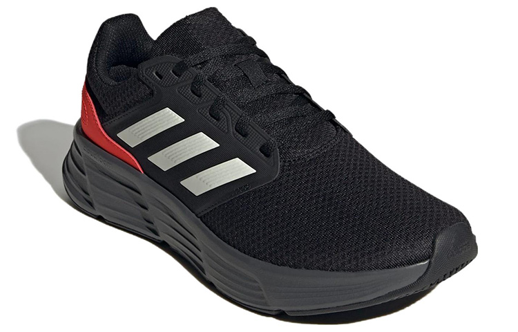 Lookbook 아디다스 갤럭시 6 '블랙/솔라 레드' IE1978