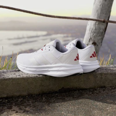 adidas Galaxy 7 Blanc Nuage/Gris Clair/Rouge Puissant JQ3323 Details for adidas Galaxy 7 Blanc Nuage/Gris Clair/Rouge Puissant JQ3323