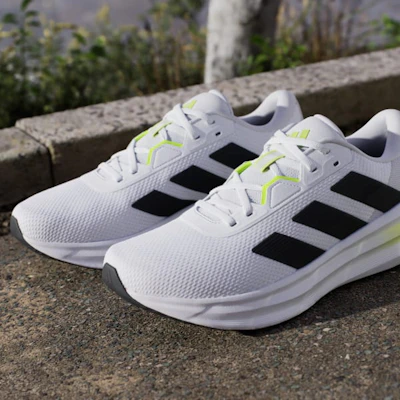 아디다스 갤럭시 7 스니커 클라우드 화이트/코어 블랙/솔라 슬라임 JP6600 3