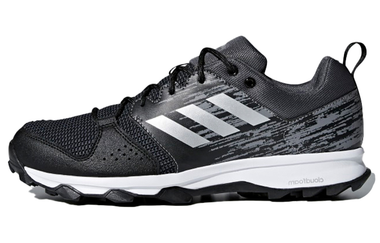 Buy 愛迪達 Galaxy Trail 低筒 跑步鞋 男款 黑灰白