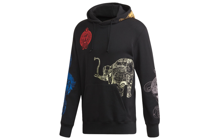 adidas Gallery Printed Hoodie Black FL8548