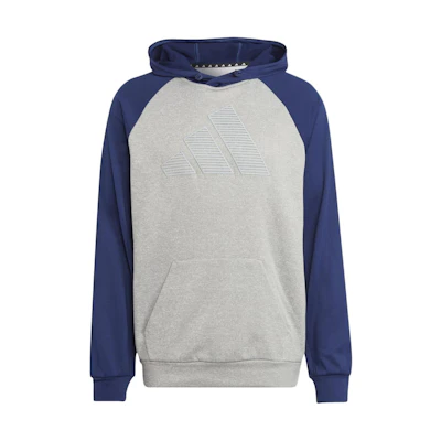 adidas Game And Go Big Logo Training Hoodie Grey Pullover IM1781