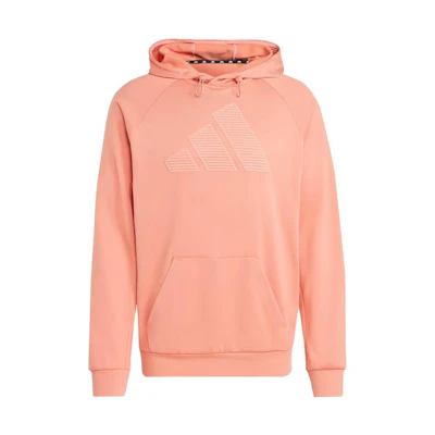 adidas Game And Go Big Logo Training Hoodie Orange Long Sleeve IM1783