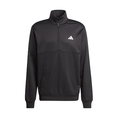 adidas Game And Go Small Logo 1/4 Zip Training Jacket Black HZ3055