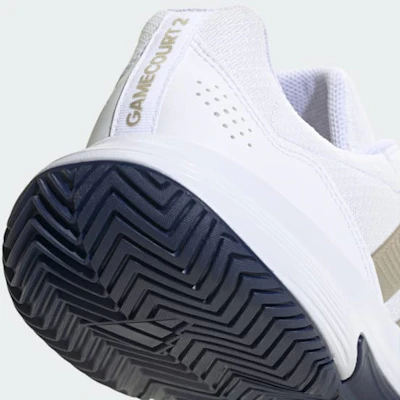 阿迪达斯 Game Court 2 白色/金属黄/深蓝 KI0782 4