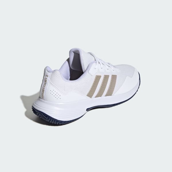 Cheap 阿迪达斯 Game Court 2 白色/金属黄/深蓝 KI0782