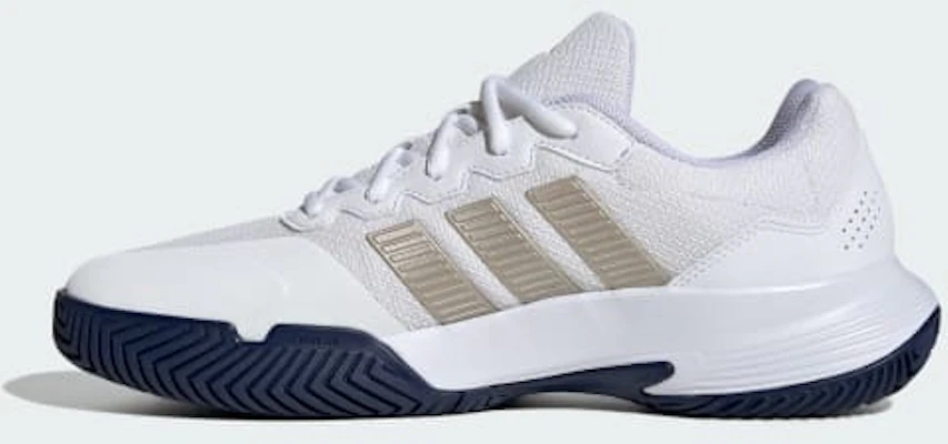 阿迪达斯 Game Court 2 白色/金属黄/深蓝 KI0782 1