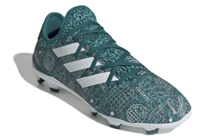 adidas Game Mode Knit PB FG Firm Ground Soccer Cleats 'Green' 圖 3