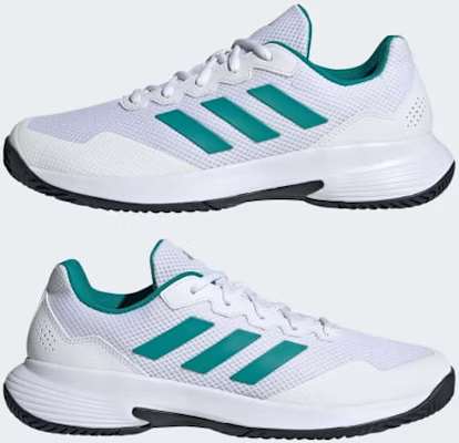 Adidas Gamecourt 2.0 網球鞋 雲白/純青綠/黑色 JP7722 Sizing Adidas Gamecourt 2.0 網球鞋 雲白/純青綠/黑色 JP7722
