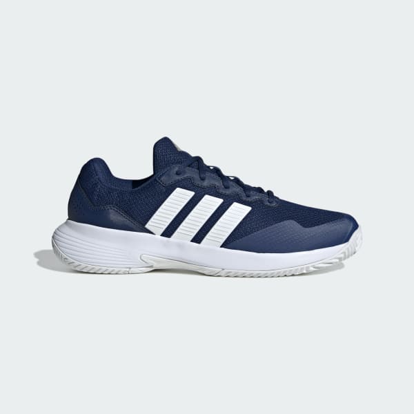 adidas Gamecourt 2 Tennis Shoes Dark Blue/Cloud White/Cyber Metallic KI0784