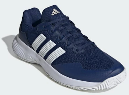 阿迪达斯 Gamecourt 2 网球鞋 深蓝/云白/电镀金属色 KI0784 Shop 阿迪达斯 Gamecourt 2 网球鞋 深蓝/云白/电镀金属色 KI0784