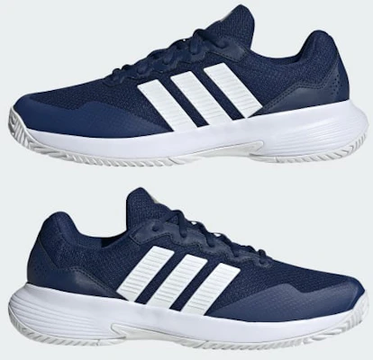阿迪达斯 Gamecourt 2 网球鞋 深蓝/云白/电镀金属色 KI0784 Sizing 阿迪达斯 Gamecourt 2 网球鞋 深蓝/云白/电镀金属色 KI0784