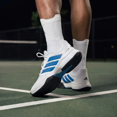 adidas GameCourt 3 Tout Terrain Blanc/ Bleu Rayonnant/ Noir Core KI3596 Details for adidas GameCourt 3 Tout Terrain Blanc/ Bleu Rayonnant/ Noir Core KI3596