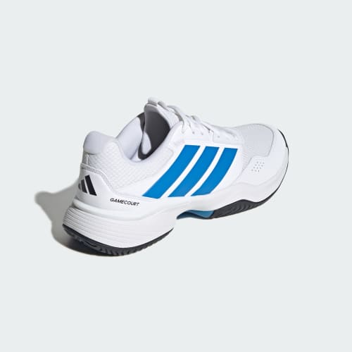 Cheap adidas GameCourt 3 Tout Terrain Blanc/ Bleu Rayonnant/ Noir Core KI3596