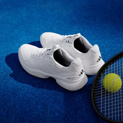 adidas GameCourt 3 Tennis Schoenen Wit/Zwart Heren KI3606 Details for adidas GameCourt 3 Tennis Schoenen Wit/Zwart Heren KI3606