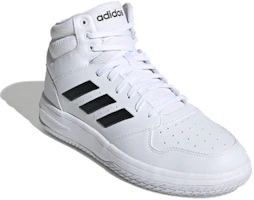 Lookbook adidas Gametaker 減震平衡輕便 高筒 復古籃球鞋 男款 白色