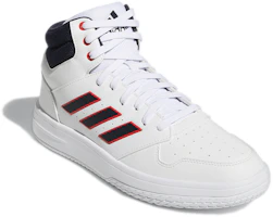 Lookbook adidas Gametaker 減震防滑耐磨 中幫 復古籃球鞋 男款 白