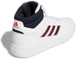 Shop adidas Gametaker 減震防滑耐磨 中幫 復古籃球鞋 男款 白