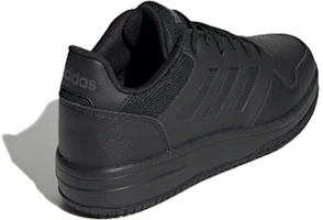 Lookbook adidas neo gametalker 簡約休閒 輕便防滑 低筒 復古籃球鞋 男款 純黑