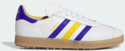women-adidas-gazel-leather-spikeless-golf-shoes-cloud-white-lucid-blue-crew-yellow-jr-6700