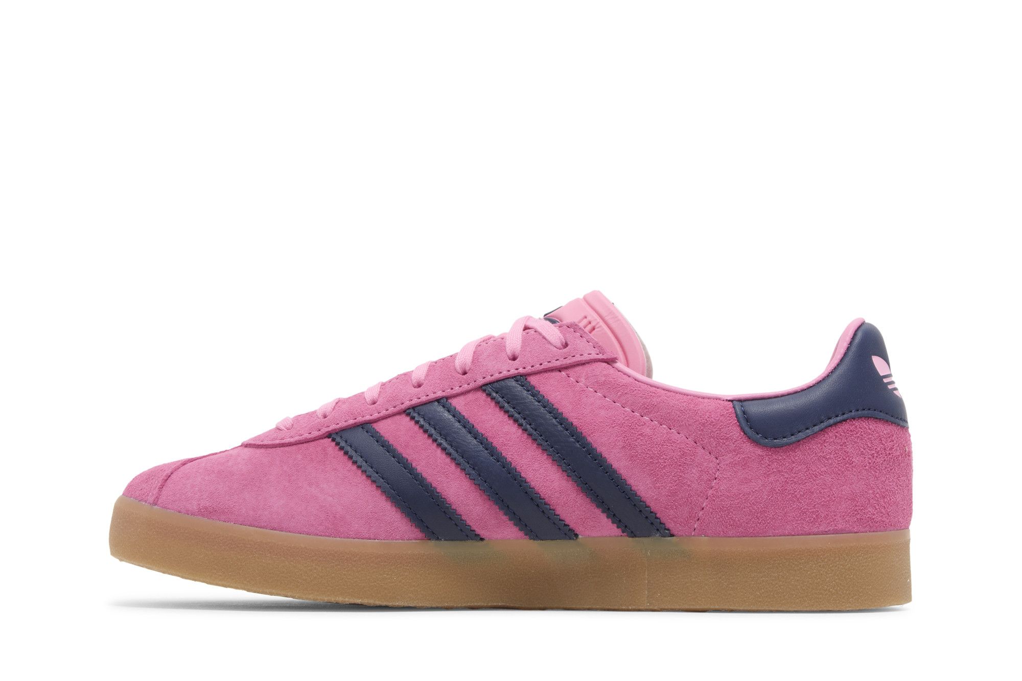 Lookbook adidas Gazelle 85 'Bliss Pink Dark Blue' Warna Pink Kombinasi Biru Tua ID0846