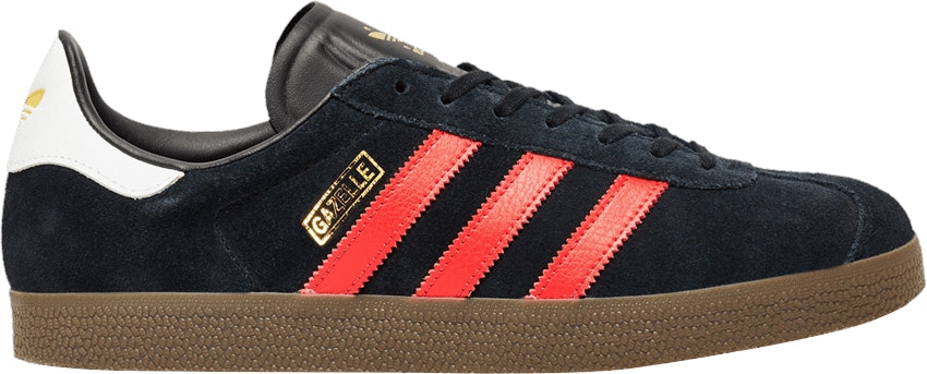 Adidas gazelle red store and black