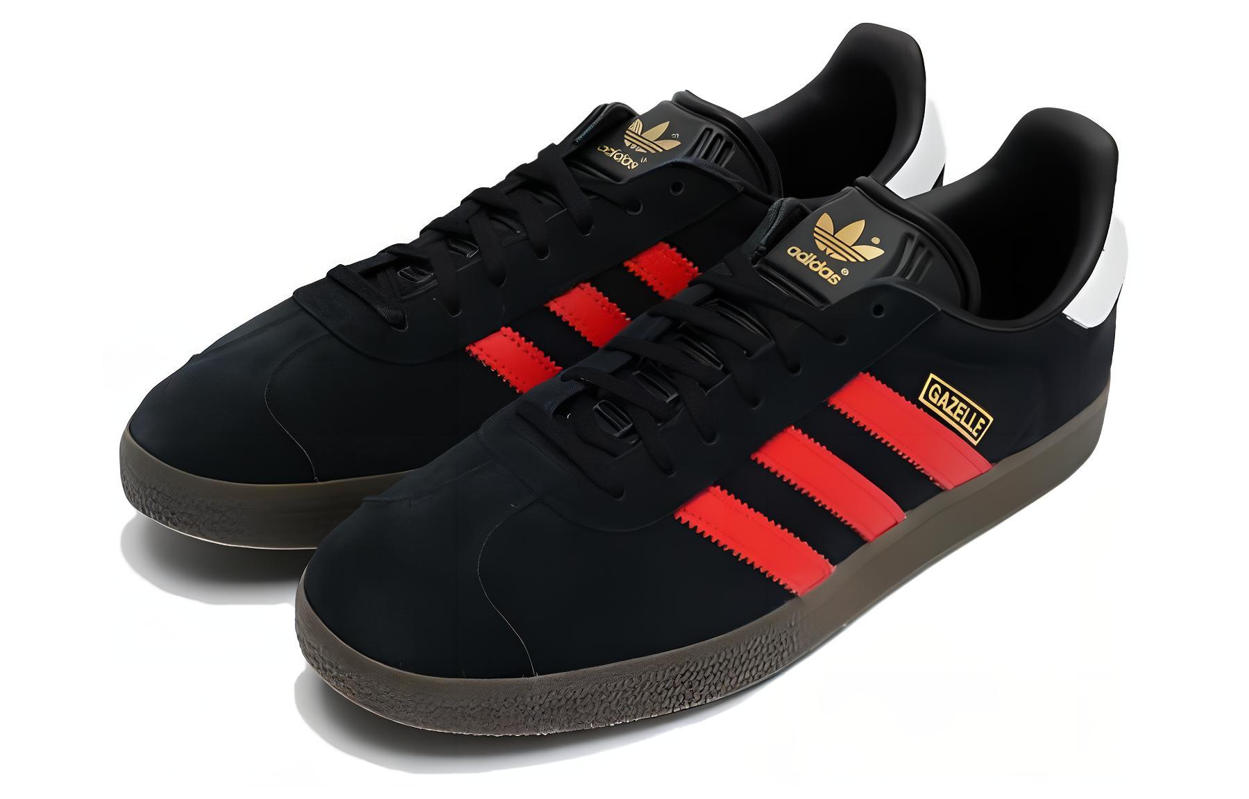 adidas Gazelle 'Black Red Gum' 圖 3