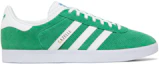Buy adidas originals Gazelle 經典款低筒運動鞋 男女同款 綠白金