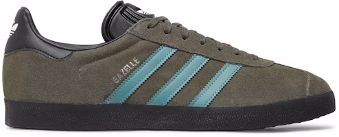 adidas Gazelle 'Olive Green Black' GX2209 adidas Gazelle 'Olive Green Black' GX2209