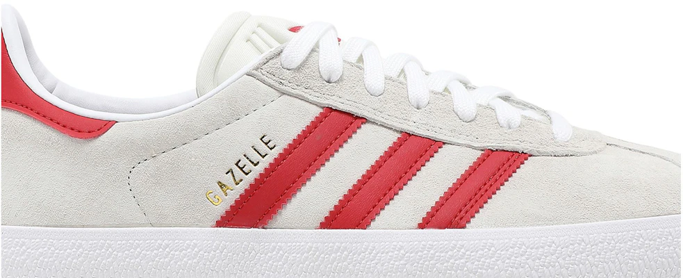 adidas originals Gazelle ADV 低幫 板鞋 男女同款 白紅 Order adidas originals Gazelle ADV 低幫 板鞋 男女同款 白紅