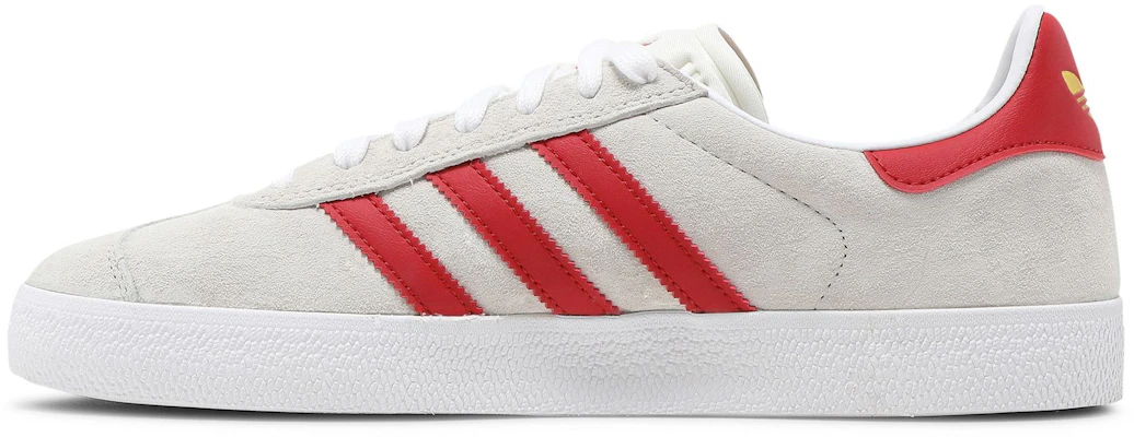 adidas originals Gazelle ADV 低幫 板鞋 男女同款 白紅 Lookbook adidas originals Gazelle ADV 低幫 板鞋 男女同款 白紅