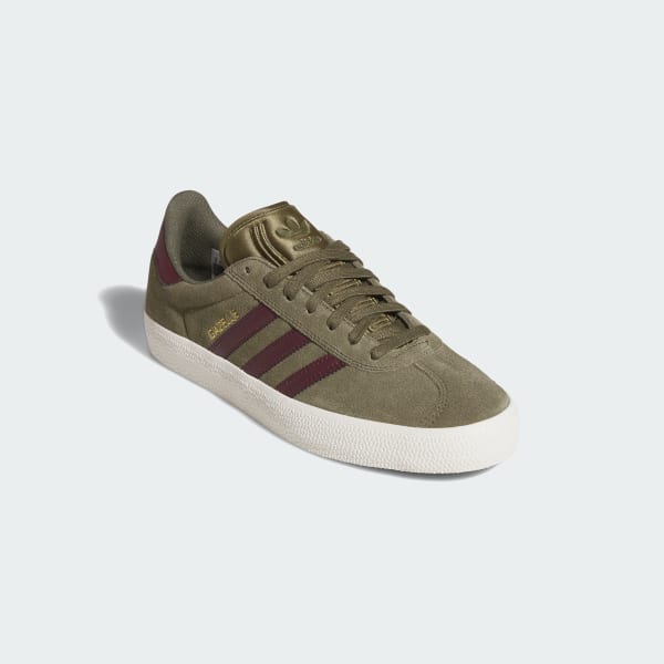 Shop adidas Gazelle ADV Sneakers Olive Strata/Maroon/Chalk White KI3205