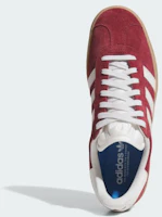 Lookbook Adidas Gazelle ADV 運動鞋 暗紅/水晶白/金屬金 JR2000