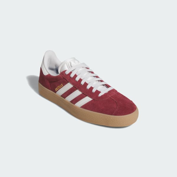 Purchase Adidas Gazelle ADV Shadow Red/Crystal White/Gold Metallic Sneakers JR2000