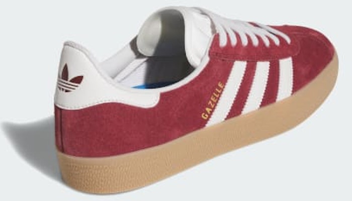 아디다스 가젤 ADV 스니커즈 섀도우 레드/크리스탈 화이트/골드 메탈릭 JR2000 Details for 아디다스 가젤 ADV 스니커즈 섀도우 레드/크리스탈 화이트/골드 메탈릭 JR2000