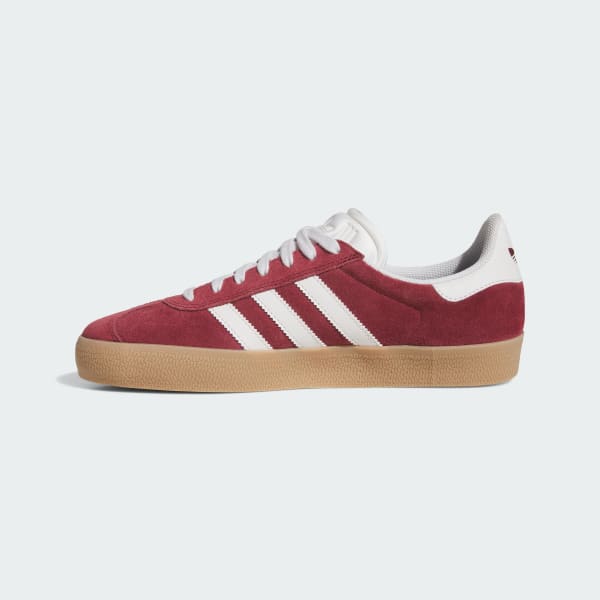 Sizing Adidas Gazelle ADV Shadow Red/Crystal White/Gold Metallic Sneakers JR2000