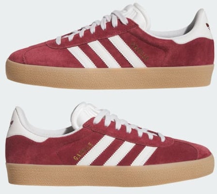 아디다스 가젤 ADV 스니커즈 섀도우 레드/크리스탈 화이트/골드 메탈릭 JR2000 Cheap 아디다스 가젤 ADV 스니커즈 섀도우 레드/크리스탈 화이트/골드 메탈릭 JR2000