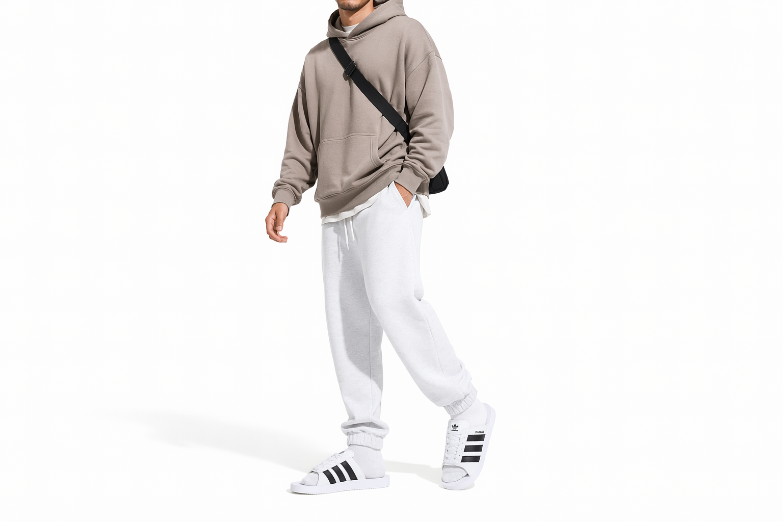 Order (W) adidas Gazelle 沙灘拖鞋「雲白色」 JQ7420