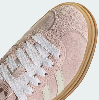(Women) adidas Gazelle Bold Sandy Pink/Off White/Copper Metallic IH4209 2