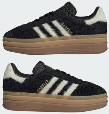 Adidas Gazelle Bold 鞋款 核心黑/乳白色/金屬金 JS3907 Sizing Adidas Gazelle Bold 鞋款 核心黑/乳白色/金屬金 JS3907