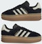 Sizing Adidas Gazelle Bold 鞋款 核心黑/乳白色/金屬金 JS3907
