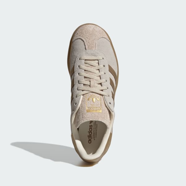 Order (Women) adidas Gazelle Bold Exclusive for Snidel. Cream White/Cream White/Brown Desert IH6781