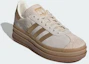 Shop (Women) adidas Gazelle Bold Exclusive for Snidel. Cream White/Cream White/Brown Desert IH6781