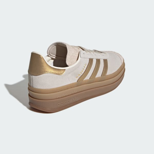 Purchase (Women) adidas Gazelle Bold Exclusive for Snidel. Cream White/Cream White/Brown Desert IH6781