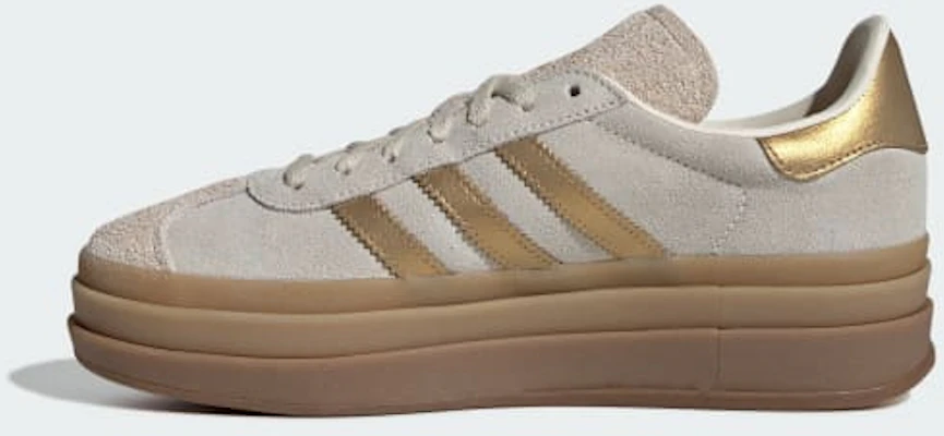 (Women) adidas Gazelle Bold Exclusive for Snidel. Cream White/Cream White/Brown Desert IH6781 Details for (Women) adidas Gazelle Bold Exclusive for Snidel. Cream White/Cream White/Brown Desert IH6781