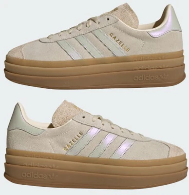 (Women) adidas Gazelle Bold Exclusive for Snidel Grey One/Cream White/Cream White IH6782 Sizing (Women) adidas Gazelle Bold Exclusive for Snidel Grey One/Cream White/Cream White IH6782