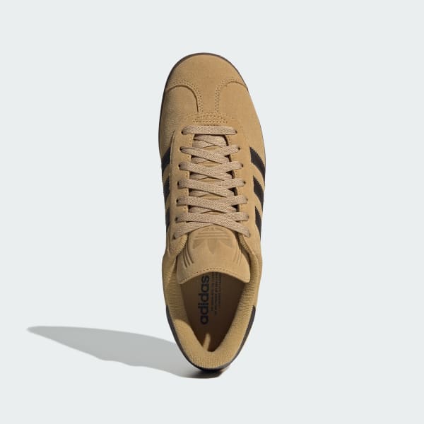 Order Adidas Gazelle Beige Dorado/Marrón Oscuro/Dorado Metálico JR6287
